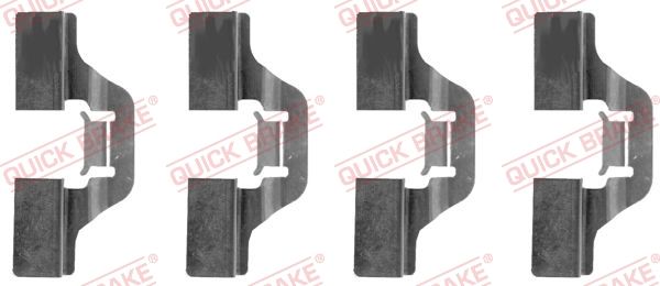 Комплектующие, колодки дискового тормоза QUICK BRAKE 1091211