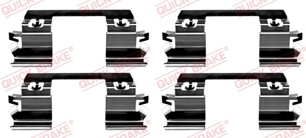 Комплектующие, колодки дискового тормоза QUICK BRAKE 1091234