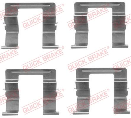 Комплектующие, колодки дискового тормоза QUICK BRAKE 1091605