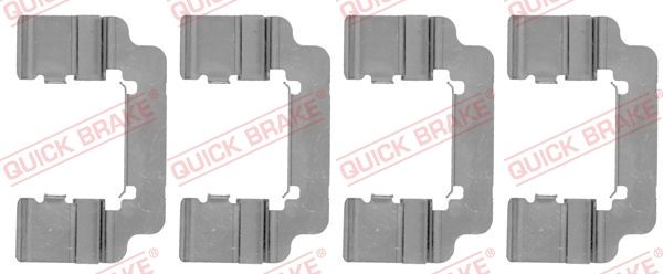 Комплектующие, колодки дискового тормоза QUICK BRAKE 1091777