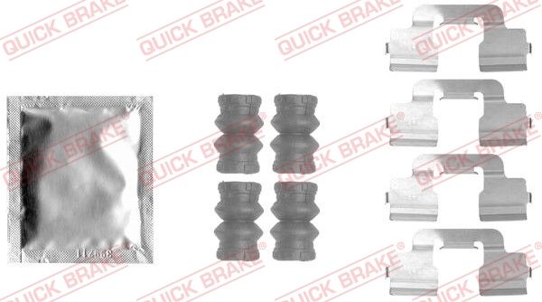 Комплектующие, колодки дискового тормоза QUICK BRAKE 1091797