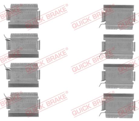 Комплектующие, колодки дискового тормоза QUICK BRAKE 1091820
