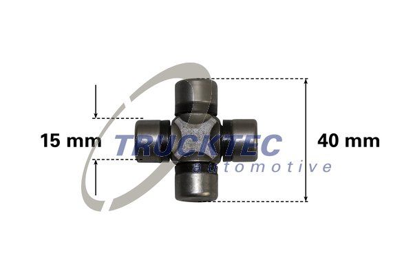 Шарнир, колонка рулевого управления TRUCKTEC AUTOMOTIVE 0234033