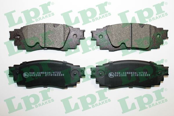 Комплект тормозных колодок, дисковый тормоз LPR 05P2220