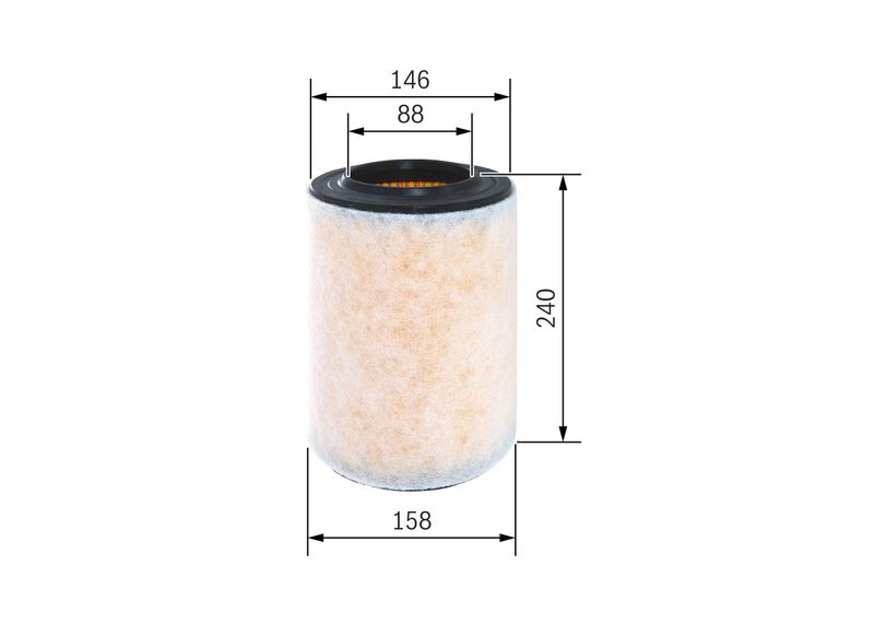 Воздушный фильтр BOSCH F026400298