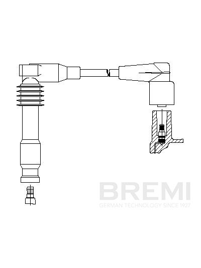 Провод зажигания BREMI 38136