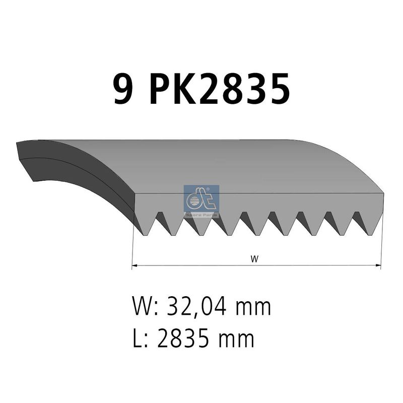 Поликлиновой ремень DT 480389