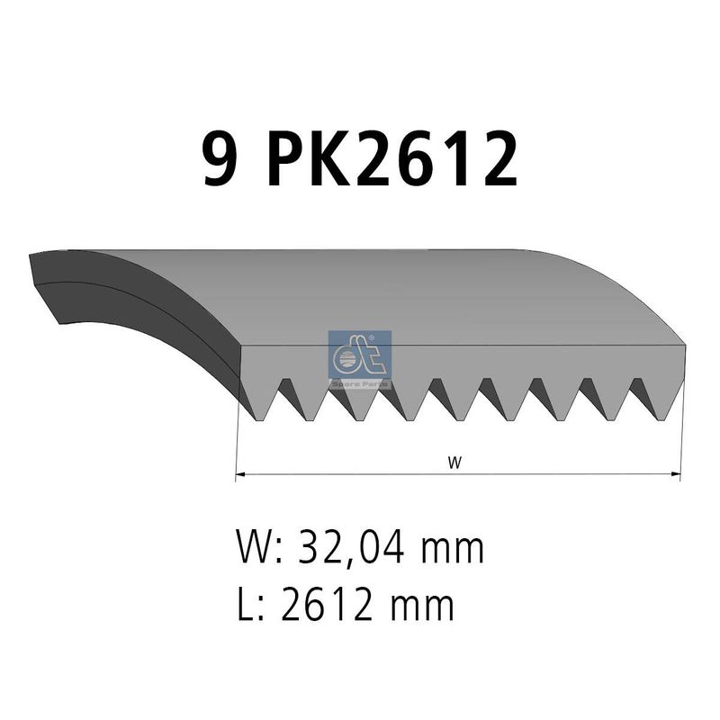 Поликлиновой ремень DT 480749