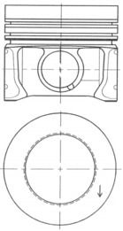 Поршень KOLBENSCHMIDT 41095600