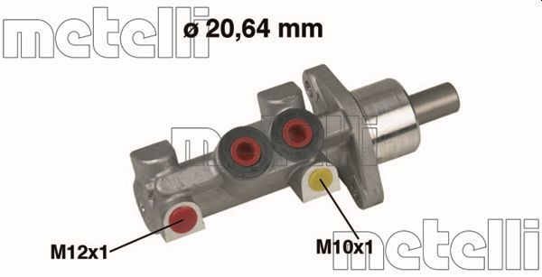 Главный тормозной цилиндр METELLI 050420
