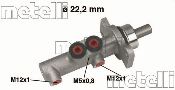 Главный тормозной цилиндр METELLI 050423