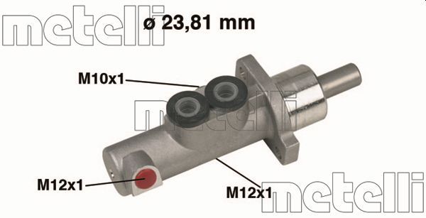 Главный тормозной цилиндр METELLI 050441