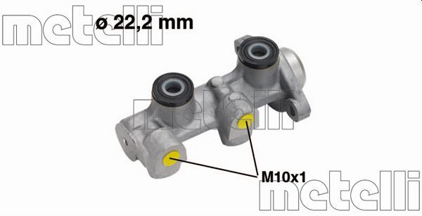 Главный тормозной цилиндр METELLI 050511