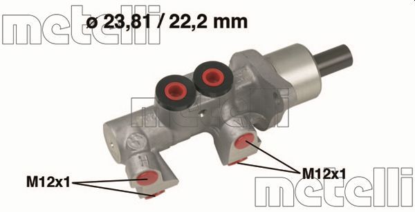 Главный тормозной цилиндр METELLI 050564