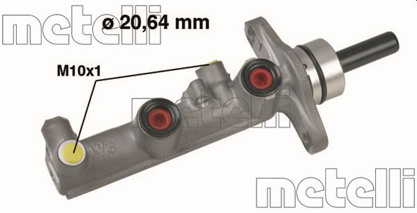 Главный тормозной цилиндр METELLI 050590