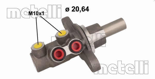 Главный тормозной цилиндр METELLI 051127