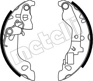 Комплект тормозных колодок METELLI 530079Y