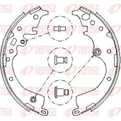 Тормозные колодки REMSA 423900