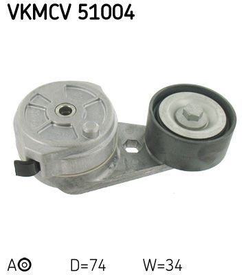 Натяжитель ремня, клиновой зубча SKF VKMCV51004