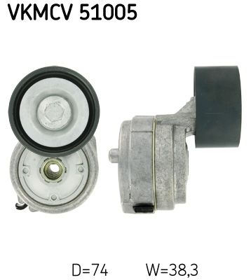 Натяжитель ремня, клиновой зубча SKF VKMCV51005
