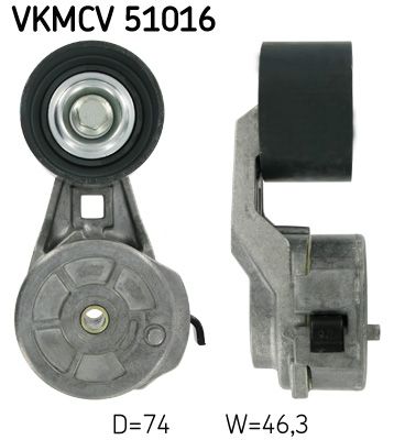 Натяжитель ремня, клиновой зубча SKF VKMCV51016