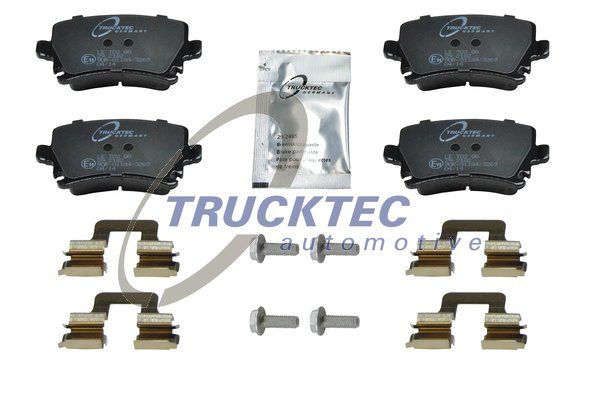 Комплект тормозных колодок, дисковый тормоз TRUCKTEC AUTOMOTIVE 0735138