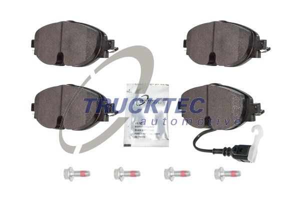 Комплект тормозных колодок, дисковый тормоз TRUCKTEC AUTOMOTIVE 0735257