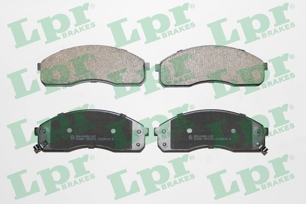 Комплект тормозных колодок, дисковый тормоз LPR 05P1072