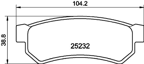 Комплект тормозных колодок, дисковый тормоз PAGID 8DB355029111
