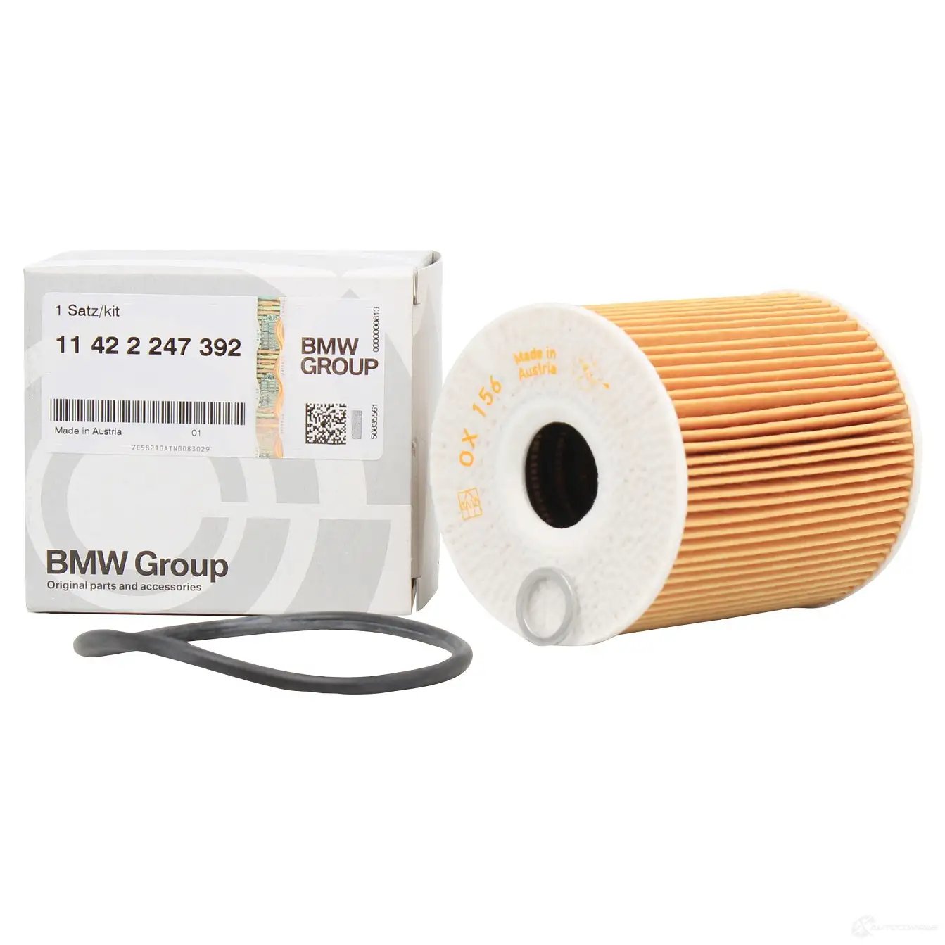К-т сменного элемента масляного фильтра
 BMW 11422247392