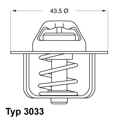 Термостат, охлаждающая жидкость BorgWarner 303378