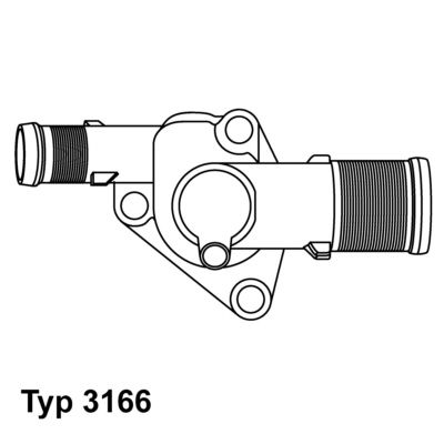 Термостат, охлаждающая жидкость BorgWarner 316689D