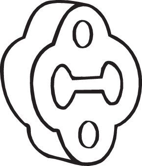 Резиновые полоски, система выпуска BOSAL 255170