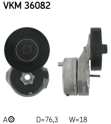 Натяжитель ремня, клиновой зубча SKF VKM36082