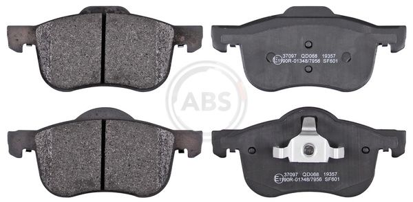 Комплект тормозных колодок, дисковый тормоз ABS 37097
