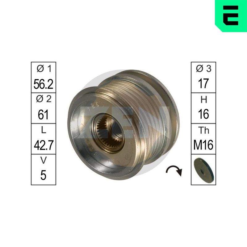 Механизм свободного хода генератора ERA ZN5384