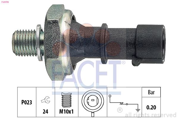 Датчик давления масла FACET 70170