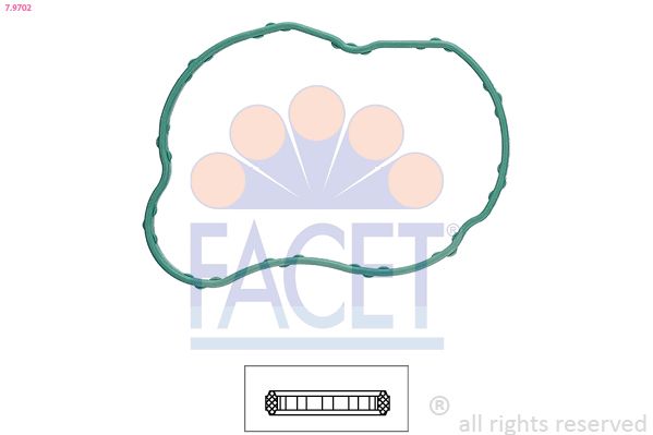 Прокладка, термостат FACET 79702