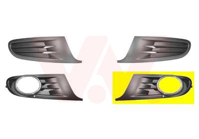 Решетка вентилятора, буфер VAN WEZEL 5863593
