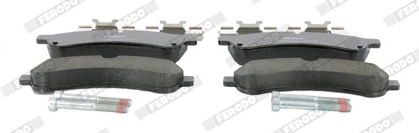 Комплект тормозных колодок, дисковый тормоз FERODO FVR4039