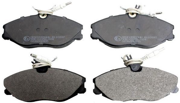 Комплект тормозных колодок, дисковый тормоз DENCKERMAN B110597