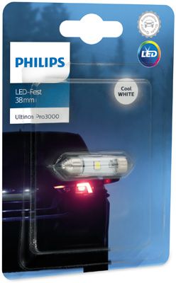 Лампа накаливания, фонарь освещения номерного знака PHILIPS 11854U30CWB1