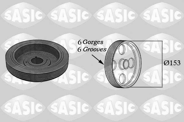 Ременный шкив, коленчатый вал SASIC 5150G30