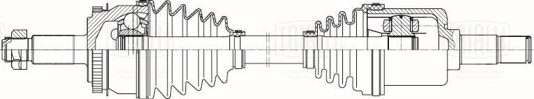 Приводной вал TRIALLI AR1638