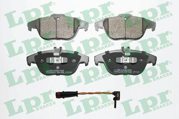 Комплект тормозных колодок, дисковый тормоз LPR 05P1528A