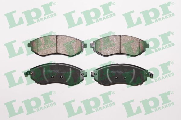 Комплект тормозных колодок, дисковый тормоз LPR 05P1730