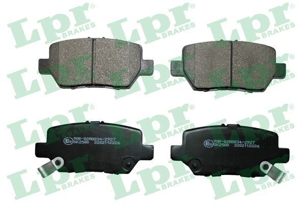 Комплект тормозных колодок, дисковый тормоз LPR 05P2226