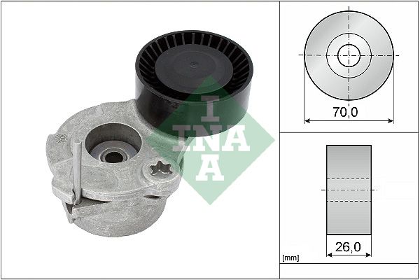 Натяжитель ремня, клиновой зубча INA 534063010