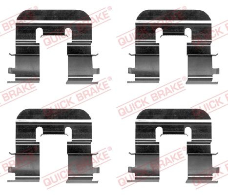 Комплектующие, колодки дискового тормоза QUICK BRAKE 1090024