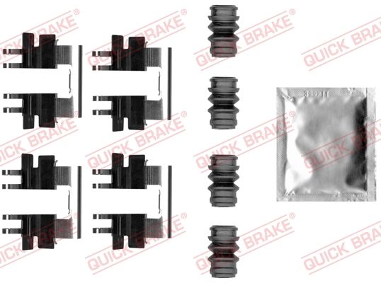 Комплектующие, колодки дискового тормоза QUICK BRAKE 1090045